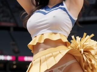 The Panties of a Young Lady - Japanese cheerleaders show what's up their skirts